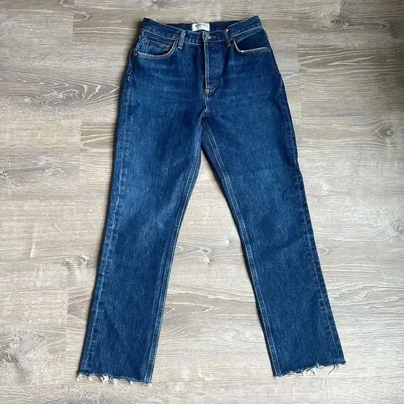 AGOLDE Remy High Rise Straight in Film - Picture 3 of 12